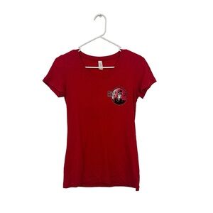 DUTCH BROS - Salmon Dutch Mafia Fitted Shirt. Women’s Small